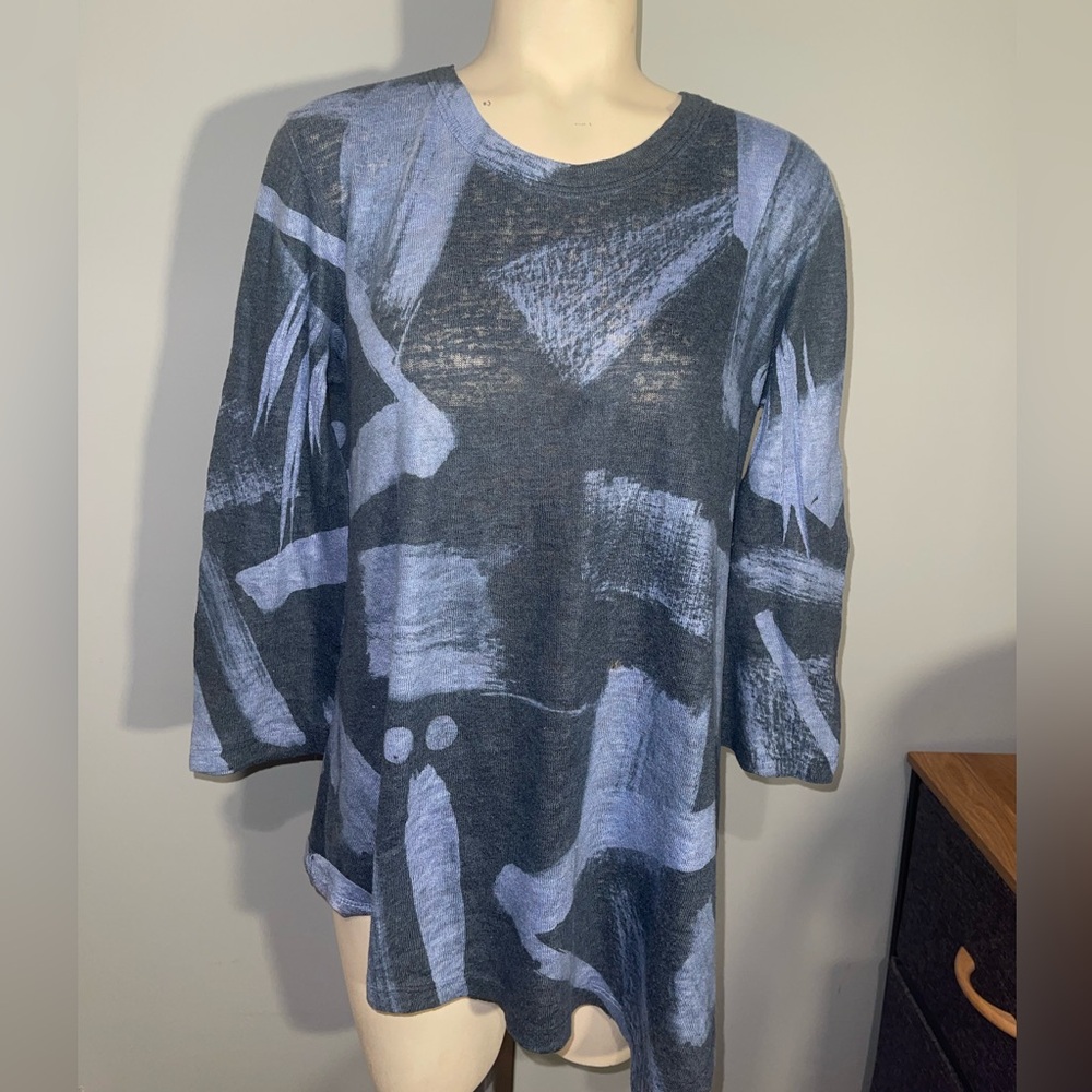 Jess & Jane Elegant Abstract Women's lightweight Sweater top shirt woman’s S
